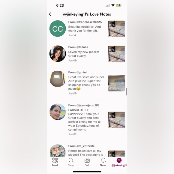 Like this listing to get notified for next live show💗💗 unlisted items in live - Picture 8 of 11